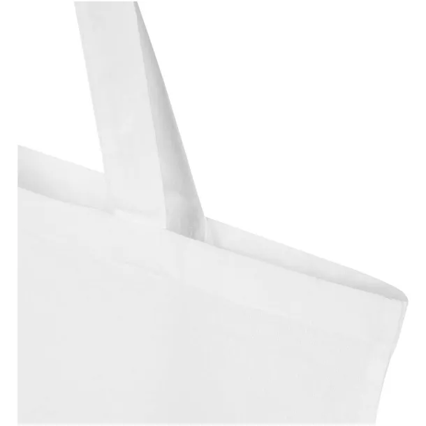 Madras Blend 140 g/m² GRS recycled cotton tote bag 7L White