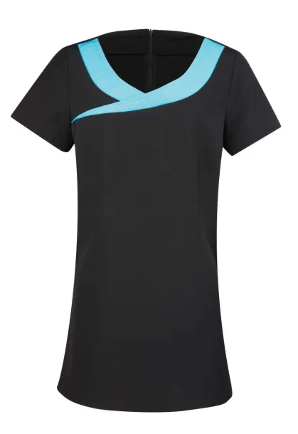 IVY BEAUTY AND SPA TUNIC - Premier Black Turquoise