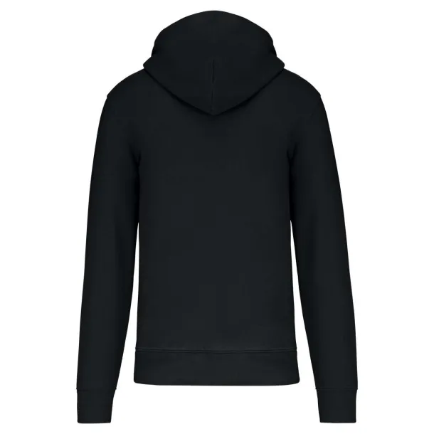  Muški eko hoodie s patentnim zatvaračem - Kariban Crna