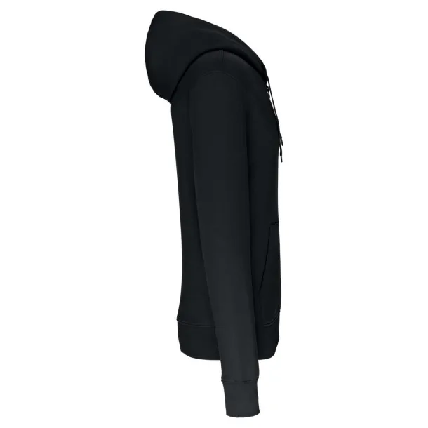  Muški eko hoodie s patentnim zatvaračem, 280 g/m2 - Kariban Crna