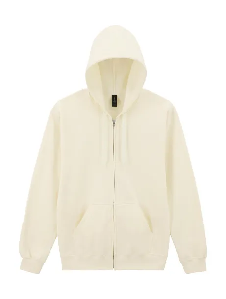 Softstyle majica s kapuljačom s patentnim zatvaračem - Gildan Off White Softstyle majica s kapuljačom s patentnim zatvaračem - Gildan Off White