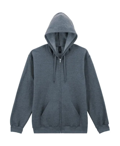Softstyle majica s kapuljačom s patentnim zatvaračem, 285 g/m² - Gildan Dark Heather