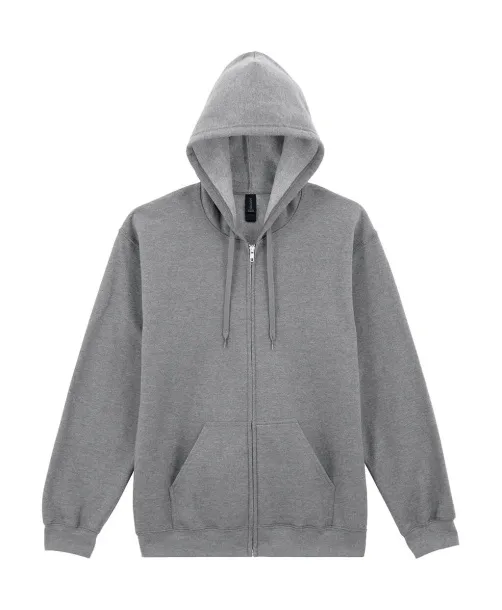 Softstyle majica s kapuljačom s patentnim zatvaračem, 285 g/m² - Gildan Sport Grey