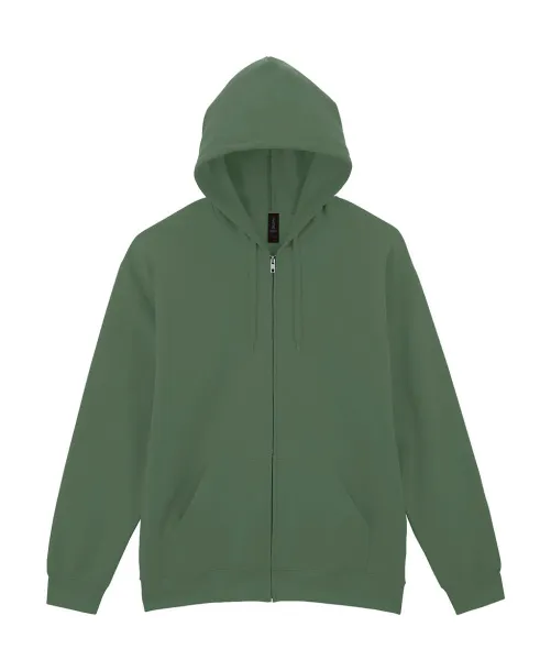Softstyle majica s kapuljačom s patentnim zatvaračem, 285 g/m² - Gildan Military Green