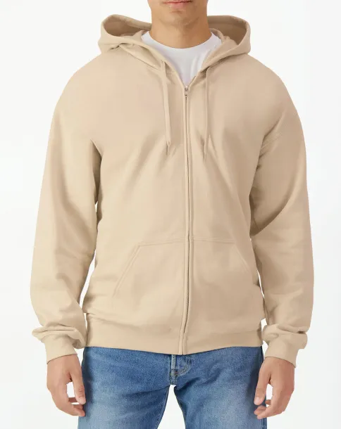 Softstyle majica s kapuljačom s patentnim zatvaračem, 285 g/m² - Gildan Sand