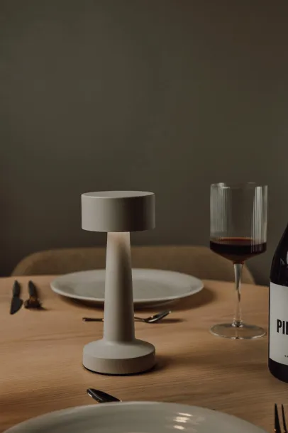 VINGA Maris RCS recycled ABS table lamp - Vinga beige