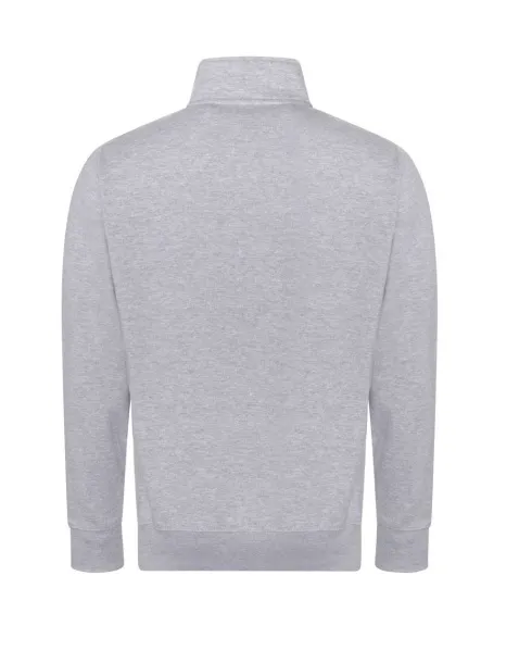 CAMPUS CAMPUS FULL ZIP SWEAT - Just Hoods Heather Grey