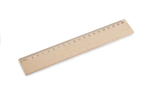 DALJO Wooden ruler 20 cm naturalny