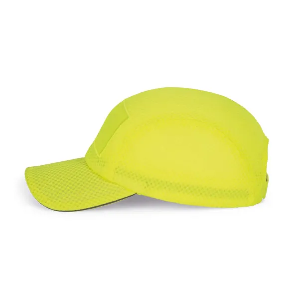  6-PANEL CAP WITH PATCH - K-UP Fluorescent Yellow