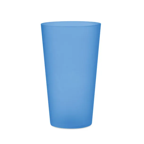 FESTA CUP Frosted PP cup 550 ml transparent blue