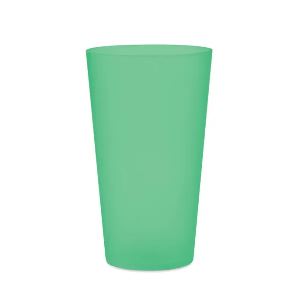 FESTA CUP Frosted PP cup 550 ml transparent green