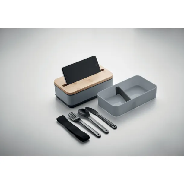 WINT Recycled PP lunch box petrol