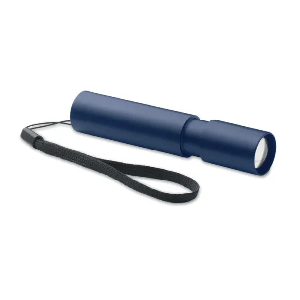 ALUMINATE Aluminium rechargeable torch French Navy