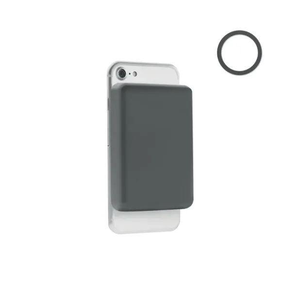 DOUBLETIC Magnetni bežični punjač 15W /prijenosna baterija stone grey