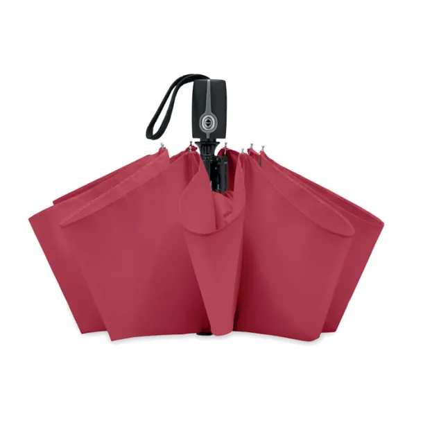 GENTLEMEN Luxe 21" storm umbrella Burgundy
