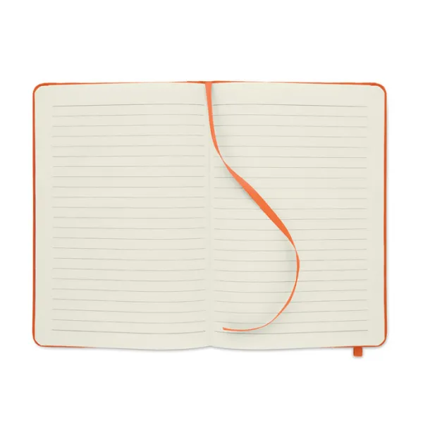 NOTE RPET A5 notebook 600D RPET cover Orange
