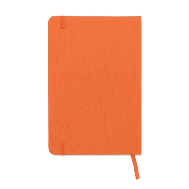NOTE RPET A5 notebook 600D RPET cover Orange