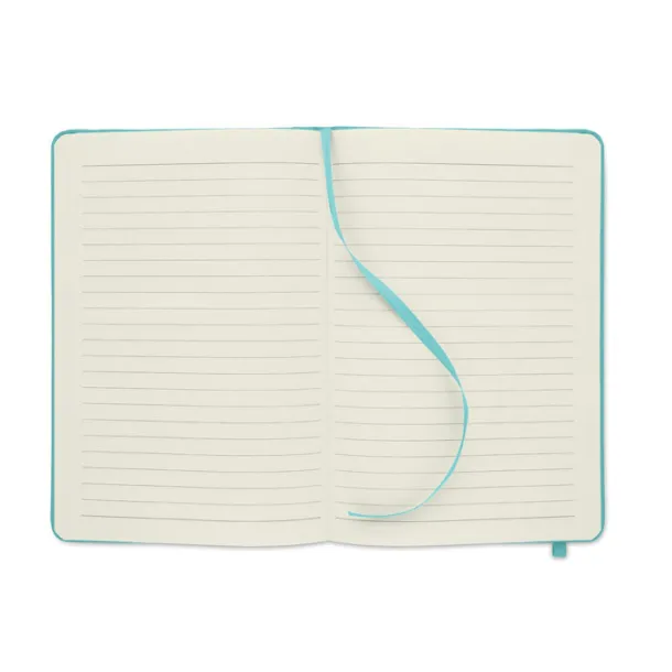 NOTE RPET A5 notebook 600D RPET cover Turquoise