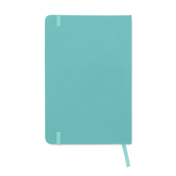 NOTE RPET A5 notebook 600D RPET cover Turquoise