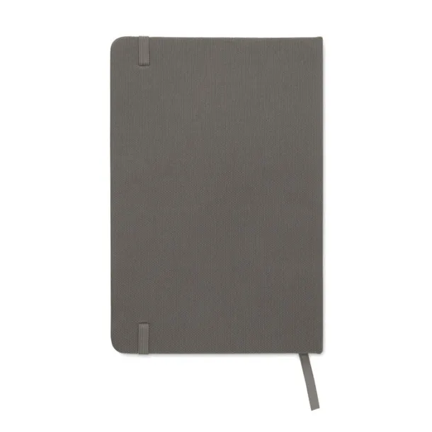 NOTE RPET A5 notebook 600D RPET cover stone grey