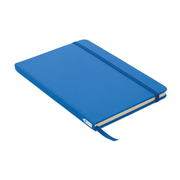NOTE RPET A5 notebook 600D RPET cover Royal blue
