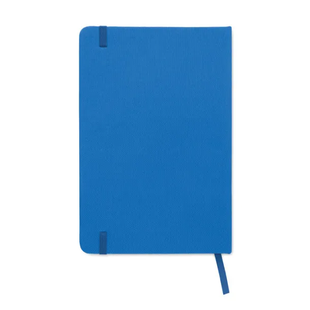 NOTE RPET A5 notebook 600D RPET cover Royal blue