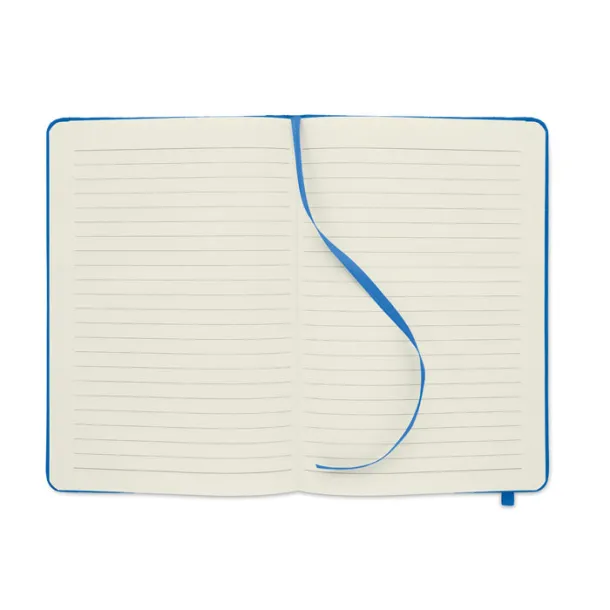 NOTE RPET A5 notebook 600D RPET cover Royal blue