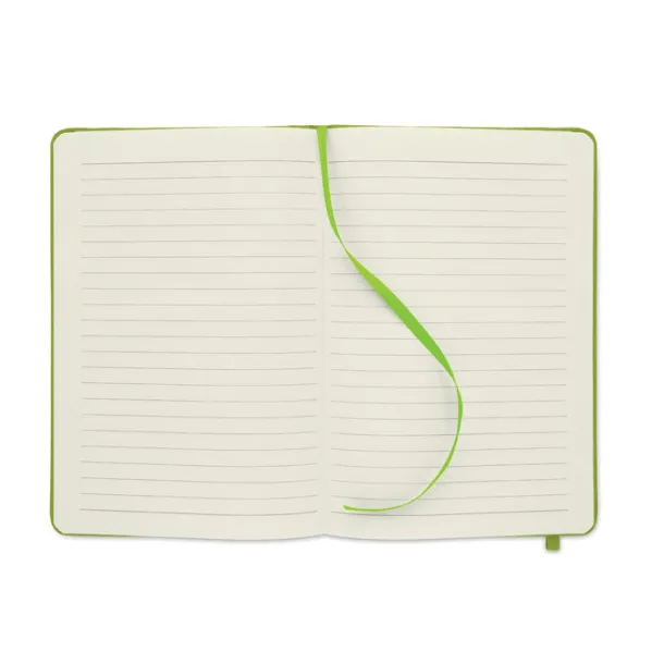 NOTE RPET A5 notebook 600D RPET cover Lime