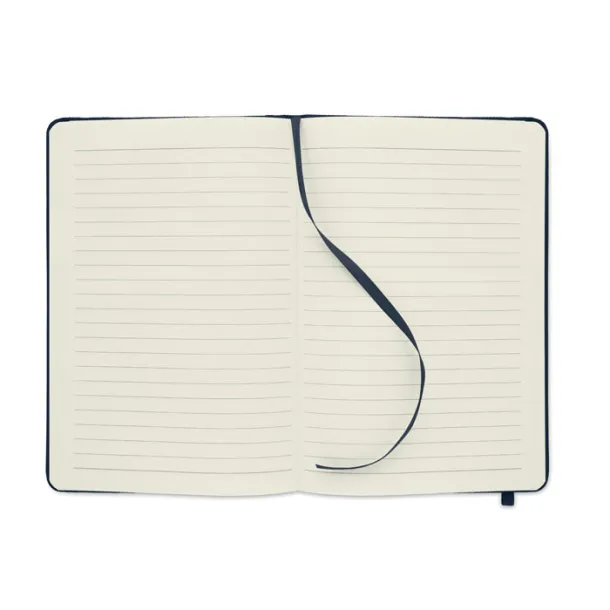 NOTE RPET A5 notebook 600D RPET cover French Navy