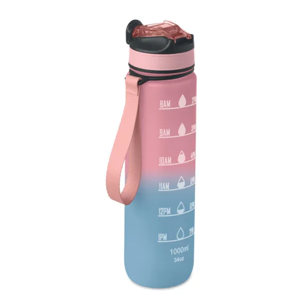 ACTIVATE Sports water bottle RPET 1L baby pink