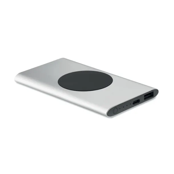 POWERPLUS Power bank 5000mAh 15W Mat srebrna