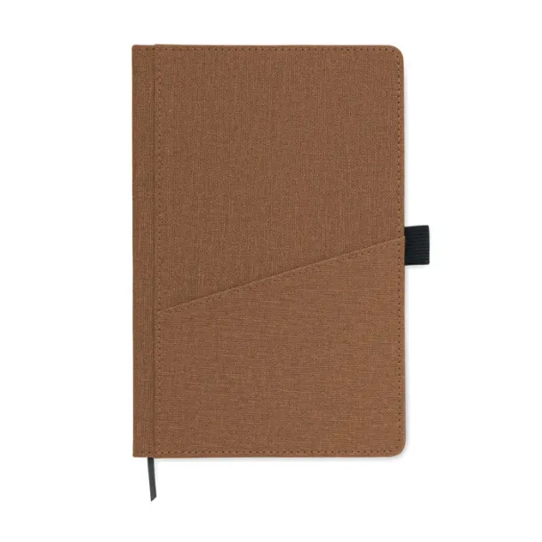 CINCO A5 PU notes s prednjim dežpom Smeđa