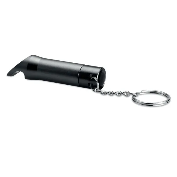 LITOP Metal torch key ring Black