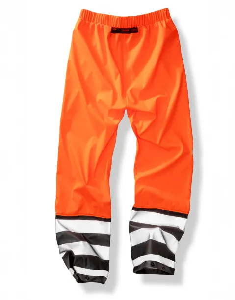  Heavy Duty Prism Pu Safe/Dry Trouser - Result Recycled Fluorescent Orange Black