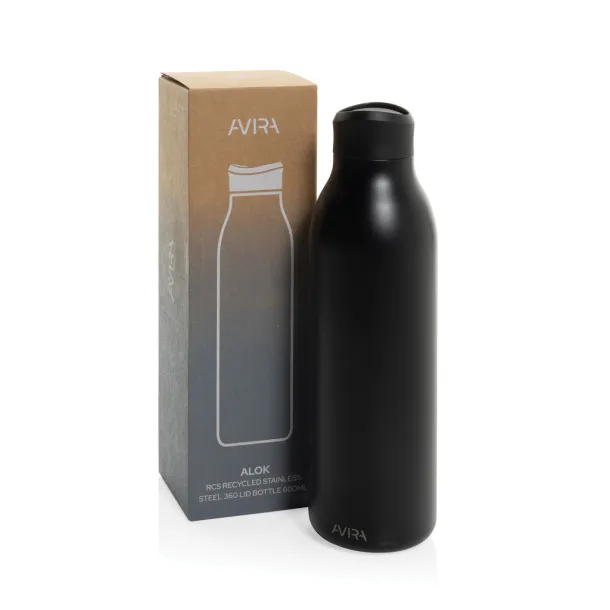  Avira Alok RCS Re-steel 360 boca za vodu, 600 ml - Avira Crna