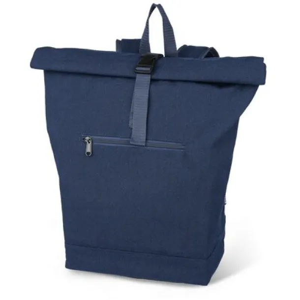  Rolltop backpack blue