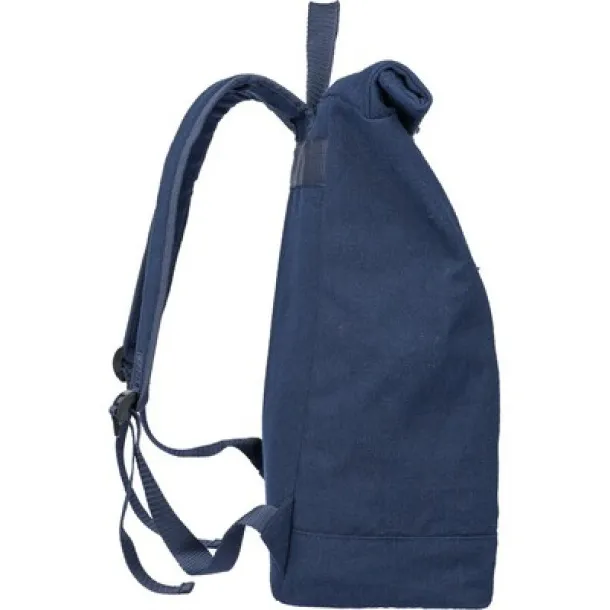  Rolltop backpack blue