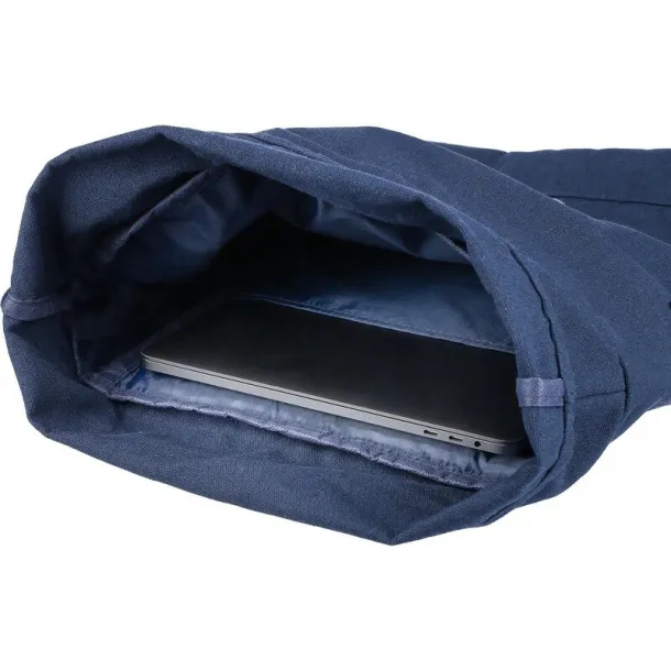  Rolltop backpack blue