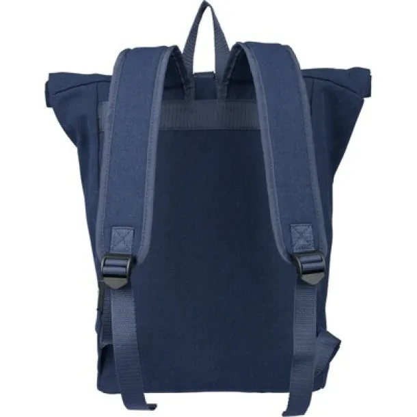  Rolltop backpack blue