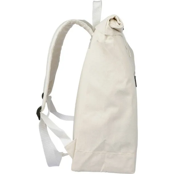  Rolltop backpack beige