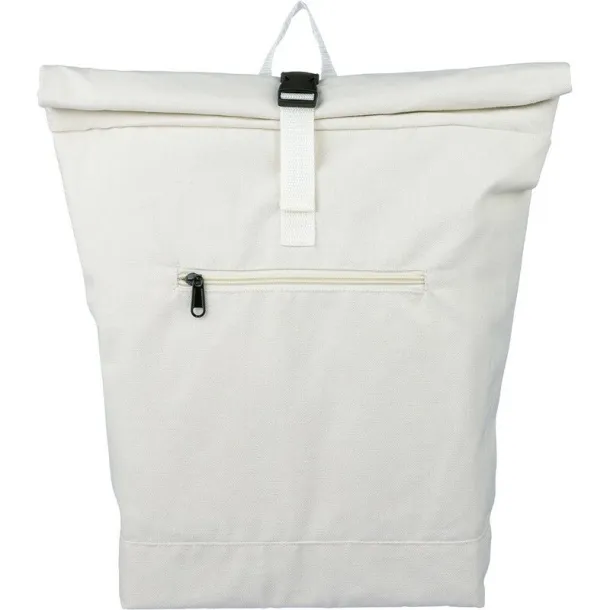  Rolltop backpack beige