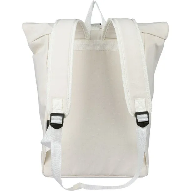  Rolltop backpack beige