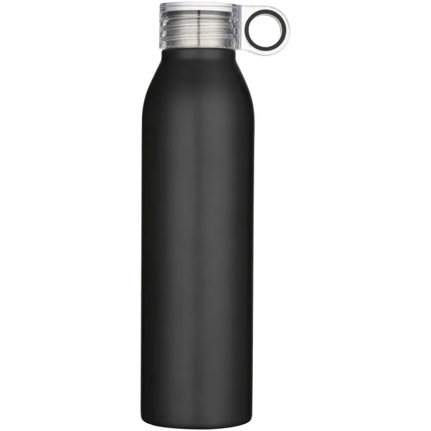 Grom 650 ml RCS recycled stainless steel water bottle Crna