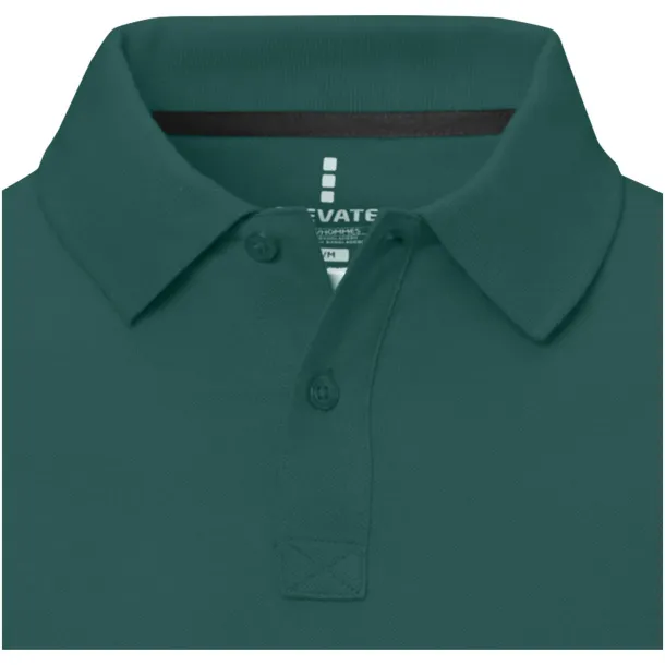 Calgary short sleeve men's polo - Elevate Life Forest Green2