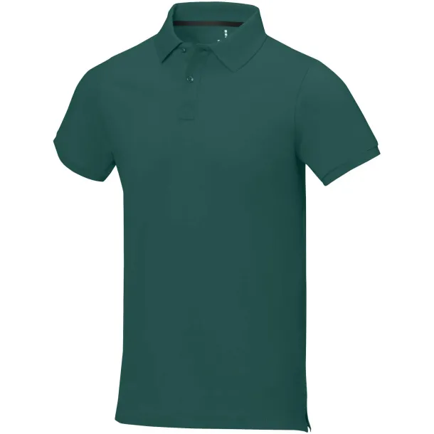 Calgary short sleeve men's polo - Elevate Life Šumski zelena