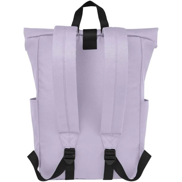 Byron 15.6" GRS RPET roll-top backpack 18L Lilac