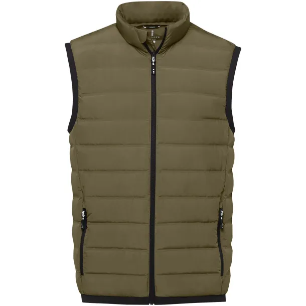 Caltha men's insulated down bodywarmer - Elevate Life Forest Green2