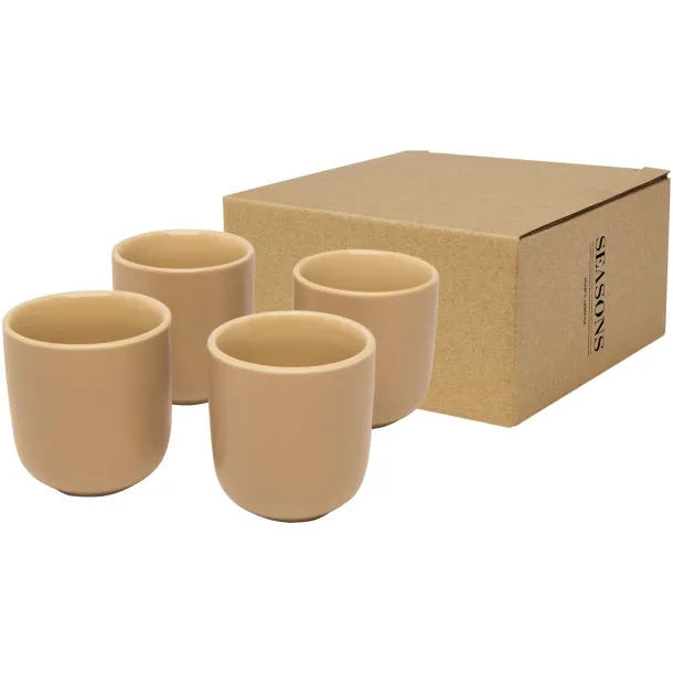 Male 4-piece 90 ml espresso cup - Seasons Oatmeal