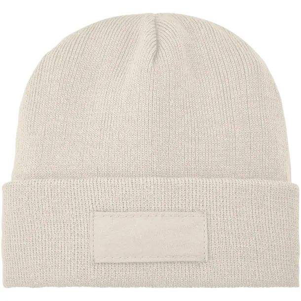 Boreas beanie with patch - Elevate Essentials Sandstone