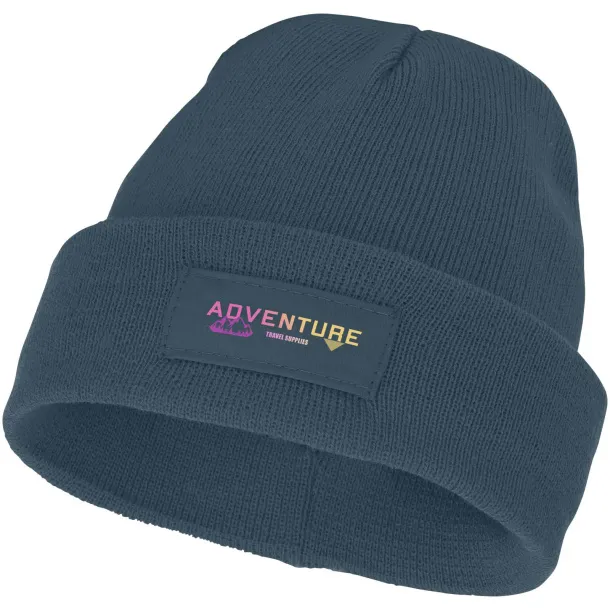 Boreas beanie with patch - Elevate Essentials Hale Blue